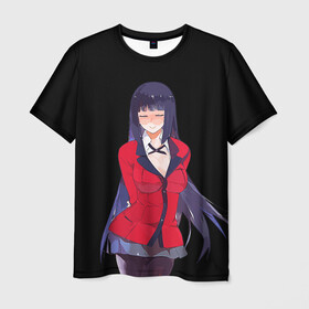 Мужская футболка 3D с принтом Jabami Yumeko | Kakegurui в городе Новоалтайск, 100% полиэфир | прямой крой, круглый вырез горловины, длина до линии бедер | ahegao | girl | girls | jabami | japan | kakegurui | senpai | waifu | yumeko | азарт | аниме | ахегао | безумный | вайфу | девушка | джабами | игра | карта | карты | манга | семпай | сенпай | тян | тяночка | юмэко | япония