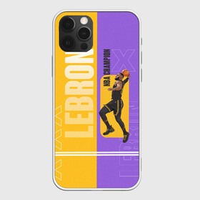 Чехол для iPhone 12 Pro Max с принтом LeBron в городе Новоалтайск, Силикон |  | basketball | lakers | lebron | media | nba | toplanding | баскетболл | леброн | лейкерс | лого баскетбольных клубов | лос анджелес | нба