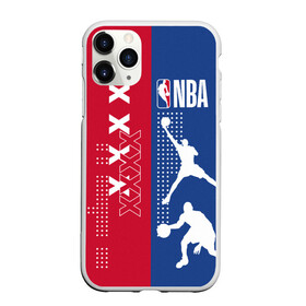 Чехол для iPhone 11 Pro Max матовый с принтом NBA в городе Новоалтайск, Силикон |  | basketball | nba | sport | баскетбол | нба | спорт
