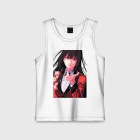 Детская майка хлопок с принтом Kakegurui Yumeko Jabami в городе Новоалтайск,  |  | anime | girl | jabami | kakegurui | manga | yumeko | аниме | девушка | джабами | какегуруи | манга | юмеко