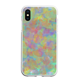 Чехол для iPhone XS Max матовый с принтом Цветные лепестки в городе Новоалтайск, Силикон | Область печати: задняя сторона чехла, без боковых панелей | абстракция | лепестки | листья | цвета | цветные листья