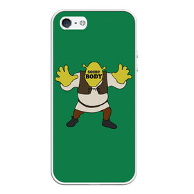 Чехол для iPhone 5/5S матовый с принтом Shrek. Somebody в городе Новоалтайск, Силикон | Область печати: задняя сторона чехла, без боковых панелей | Тематика изображения на принте: donkey | fiona | gonna | is | life | love | me | once | roll | shrek | somebody | the | told | world | артур | в | гарольд | дракон | жизнь | кот | лорд | любовь | мем | мерлин | огр | осел | пиноккио | пряник | сапогах | фаркуад | фиона | чарм