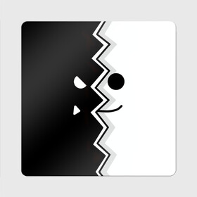 Магнит виниловый Квадрат с принтом Geometry Dash | Fondo в городе Новоалтайск, полимерный материал с магнитным слоем | размер 9*9 см, закругленные углы | dash | fondo | geometry | геометри | геометридаш | даш