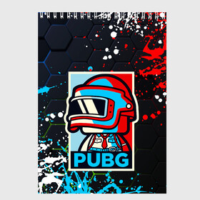 Скетчбук (блокнот) с принтом PUBG / ПАБГ / ПОРТРЕТ в городе Новоалтайск, 100% бумага
 | 48 листов, плотность листов — 100 г/м2, плотность картонной обложки — 250 г/м2. Листы скреплены сверху удобной пружинной спиралью | games. | playerunknowns battlegrounds | pubg | pubg lite | pubg mobile | pubg new state | игра | королевская битва | пабг | пабг мобайл | пубг | стрелялка