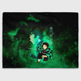 Плед 3D с принтом Танджиро Камадо Kimetsu no Yaiba в городе Новоалтайск, 100% полиэстер | закругленные углы, все края обработаны. Ткань не мнется и не растягивается | demon slayer | kamado | kimetsu no yaiba | nezuko | tanjiro | аниме | гию томиока | зеницу агацума | иноске хашибира | камадо | клинок | корзинная девочка | манга | музан кибуцуджи | незуко | рассекающий демонов | танджиро