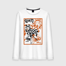Мужской лонгслив хлопок с принтом Tanjiro Kamado Kimetsu no Yaiba в городе Новоалтайск, 100% хлопок |  | demon slayer | kamado | kimetsu no yaiba | nezuko | tanjiro | аниме | гию томиока | зеницу агацума | иноске хашибира | камадо | клинок | корзинная девочка | манга | музан кибуцуджи | незуко | рассекающий демонов | танджиро