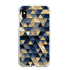 Чехол для iPhone XS Max матовый с принтом MOZZY в городе Новоалтайск, Силикон | Область печати: задняя сторона чехла, без боковых панелей | abstract | абстракция | геометрия | мозаика | треугольники