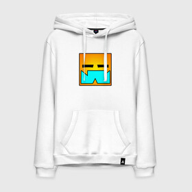 Мужская толстовка с принтом Geometry Dash RobTop (Z) в городе Новоалтайск, френч-терри, мягкий теплый начес внутри (100% хлопок) | карман-кенгуру, эластичные манжеты и нижняя кромка, капюшон с подкладом и шнурком | 2d | arcade | game | geometry dash | meltdown | robtop | аркада | геометрический тире | раннер