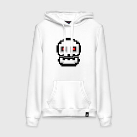 Женская толстовка с принтом Skull | Geometry Dash в городе Новоалтайск, френч-терри, мягкий теплый начес внутри (100% хлопок) | карман-кенгуру, эластичные манжеты и нижняя кромка, капюшон с подкладом и шнурком | 2d | dash | demon | demons | devil | game | games | geometry | pixel | pixels | skull | геометрия | демон | дьявол | игра | пикслели | платформер | череп