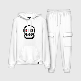 Женский костюм хлопок (с толстовкой) с принтом Skull | Geometry Dash в городе Новоалтайск,  |  | 2d | dash | demon | demons | devil | game | games | geometry | pixel | pixels | skull | геометрия | демон | дьявол | игра | пикслели | платформер | череп