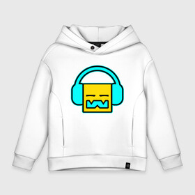 Детское худи Oversize хлопок с принтом Geometry Dash | Music в городе Новоалтайск, френч-терри — 70% хлопок, 30% полиэстер. Мягкий теплый начес внутри —100% хлопок | боковые карманы, эластичные манжеты и нижняя кромка, капюшон на магнитной кнопке | 2d | dash | demon | demons | devil | game | games | geometry | pixel | pixels | skull | smile | геометрия | демон | дьявол | игра | пикслели | платформер | смайл | смайлик | улыбка | череп