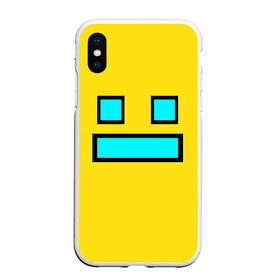Чехол для iPhone XS Max матовый с принтом Geometry Dash Smile в городе Новоалтайск, Силикон | Область печати: задняя сторона чехла, без боковых панелей | 2d | dash | demon | demons | devil | game | games | geometry | pixel | pixels | skull | smile | геометрия | демон | дьявол | игра | пикслели | платформер | смайл | смайлик | улыбка | череп