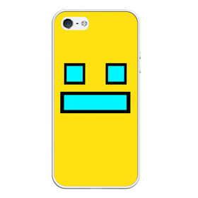 Чехол для iPhone 5/5S матовый с принтом Geometry Dash Smile в городе Новоалтайск, Силикон | Область печати: задняя сторона чехла, без боковых панелей | 2d | dash | demon | demons | devil | game | games | geometry | pixel | pixels | skull | smile | геометрия | демон | дьявол | игра | пикслели | платформер | смайл | смайлик | улыбка | череп