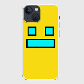 Чехол для iPhone 13 mini с принтом Geometry Dash Smile в городе Новоалтайск,  |  | 2d | dash | demon | demons | devil | game | games | geometry | pixel | pixels | skull | smile | геометрия | демон | дьявол | игра | пикслели | платформер | смайл | смайлик | улыбка | череп
