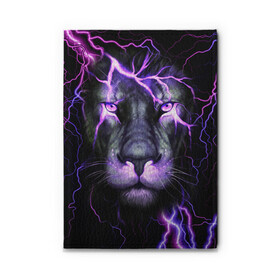 Обложка для автодокументов с принтом НЕОНОВЫЙ ЛЕВ  NEON LION в городе Новоалтайск, натуральная кожа |  размер 19,9*13 см; внутри 4 больших “конверта” для документов и один маленький отдел — туда идеально встанут права | lion | neon | голова | гроза | дикая кошка | животные | кот | кошка | лев | молния | неон | тигр | хищник