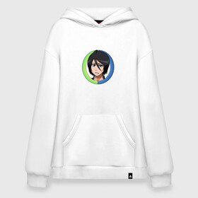 Худи SuperOversize хлопок с принтом Rukia Kuchiki Bleach в городе Новоалтайск, 70% хлопок, 30% полиэстер, мягкий начес внутри | карман-кенгуру, эластичная резинка на манжетах и по нижней кромке, двухслойный капюшон
 | anime | bleach | hero | ichigo kurosaki | manga | rukia kuchiki | блич | герой | ичиго куросаки | рукия