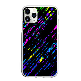 Чехол для iPhone 11 Pro Max матовый с принтом OVERLAP в городе Новоалтайск, Силикон |  | lines | абстракция | геометрия | жидкость | линии | полосы | разводы | разноцветный | текстура