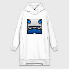 Платье-худи хлопок с принтом Geometry Dash | ICE (Z) в городе Новоалтайск,  |  | Тематика изображения на принте: 2d | arcade | game | geometry dash | meltdown | robtop | аркада | геометрический тире | раннер