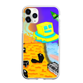 Чехол для iPhone 11 Pro матовый с принтом Geometry Dash RobTop (Z) в городе Новоалтайск, Силикон |  | Тематика изображения на принте: 2d | arcade | game | geometry dash | meltdown | robtop | аркада | геометрический тире | раннер