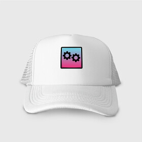 Кепка тракер с сеткой с принтом Geometry Dash | Gear (Z) в городе Новоалтайск, трикотажное полотно; задняя часть — сетка | длинный козырек, универсальный размер, пластиковая застежка | 2d | arcade | game | geometry dash | meltdown | robtop | аркада | геометрический тире | раннер
