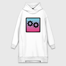 Платье-худи хлопок с принтом Geometry Dash | Gear (Z) в городе Новоалтайск,  |  | 2d | arcade | game | geometry dash | meltdown | robtop | аркада | геометрический тире | раннер