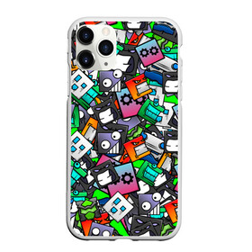 Чехол для iPhone 11 Pro Max матовый с принтом Geometry Dash | Pattern (Z) в городе Новоалтайск, Силикон |  | Тематика изображения на принте: 2d | arcade | game | geometry dash | meltdown | patern | pattern | robtop | аркада | геометрический тире | патерн | паттерн | раннер