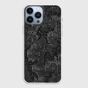 Чехол для iPhone 13 Pro Max с принтом КАМУФЛЯЖ В ЧЕРНУЮ ТОЧКУ в городе Новоалтайск,  |  | Тематика изображения на принте: 9 мая | военный камуфляж | день победы | камуфляж | камуфляж в точку | камуфляж в черную точку | камуфляж россия черный | камуфляж точки | камуфляж черно белый | камуфляж черный россия | победа