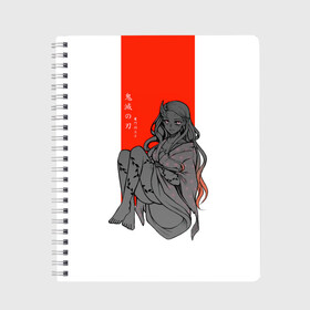 Тетрадь с принтом Незуко Камадо Kimetsu no Yaiba в городе Новоалтайск, 100% бумага | 48 листов, плотность листов — 60 г/м2, плотность картонной обложки — 250 г/м2. Листы скреплены сбоку удобной пружинной спиралью. Уголки страниц и обложки скругленные. Цвет линий — светло-серый
 | Тематика изображения на принте: demon slayer | kamado | kimetsu no yaiba | nezuko | tanjiro | аниме | гию томиока | зеницу агацума | иноске хашибира | камадо | клинок | корзинная девочка | манга | музан кибуцуджи | незуко | рассекающий демонов | танджиро