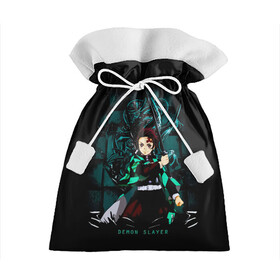 Подарочный 3D мешок с принтом Demon Slayer: Kimetsu no Yaiba в городе Новоалтайск, 100% полиэстер | Размер: 29*39 см | demon slayer | kamado | kimetsu no yaiba | nezuko | tanjiro | аниме | гию томиока | зеницу агацума | иноске хашибира | камадо | клинок | корзинная девочка | манга | музан кибуцуджи | незуко | рассекающий демонов | танджиро