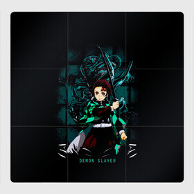Магнитный плакат 3Х3 с принтом Demon Slayer: Kimetsu no Yaiba в городе Новоалтайск, Полимерный материал с магнитным слоем | 9 деталей размером 9*9 см | demon slayer | kamado | kimetsu no yaiba | nezuko | tanjiro | аниме | гию томиока | зеницу агацума | иноске хашибира | камадо | клинок | корзинная девочка | манга | музан кибуцуджи | незуко | рассекающий демонов | танджиро