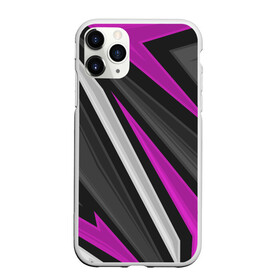Чехол для iPhone 11 Pro Max матовый с принтом Спортивные линии в городе Новоалтайск, Силикон |  | Тематика изображения на принте: color | sport | линии | полоски | спорт | углы