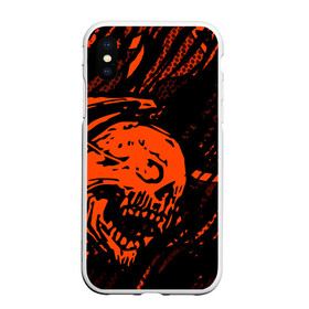 Чехол для iPhone XS Max матовый с принтом Without a soul в городе Новоалтайск, Силикон | Область печати: задняя сторона чехла, без боковых панелей | evil | зло | кости | монстр | скелет | страшный | череп