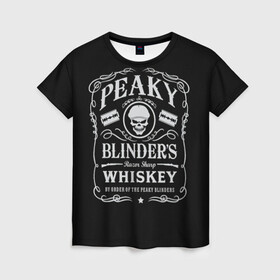 Женская футболка 3D с принтом Острые Козырьки Whiskey в городе Новоалтайск, 100% полиэфир ( синтетическое хлопкоподобное полотно) | прямой крой, круглый вырез горловины, длина до линии бедер | britain | cillian murphy | film | gangster | john | peaky blinders | shelby | tom hardy | tommy shelby | англия | гангстер | джон | лезвие | надпись | острые козырьки | сериал | текст | томас | фильм | харди | шелби
