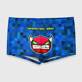 Мужские купальные плавки 3D с принтом Geometry Dash в городе Новоалтайск, Полиэстер 85%, Спандекс 15% |  | Тематика изображения на принте: devil | geometry dash | pixel | геометри дэш | геометрический рывок | геометрия даш | демон | игры | логотипы игр | пиксель | смайл | эмоции