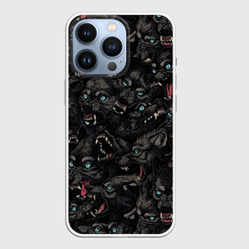 Чехол для iPhone 13 Pro с принтом Волки | Wolwes в городе Новоалтайск,  |  | Тематика изображения на принте: wolf | wolwes | волк | волки | узор | хищник