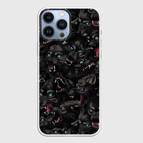 Чехол для iPhone 13 Pro Max с принтом Волки | Wolwes в городе Новоалтайск,  |  | Тематика изображения на принте: wolf | wolwes | волк | волки | узор | хищник