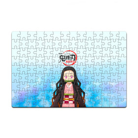 Пазл магнитный 126 элементов с принтом Незуко Камадо Kimetsu no Yaiba в городе Новоалтайск, полимерный материал с магнитным слоем | 126 деталей, размер изделия —  180*270 мм | demon slayer | kamado | kimetsu no yaiba | nezuko | tanjiro | аниме | гию томиока | зеницу агацума | иноске хашибира | камадо | клинок | корзинная девочка | манга | музан кибуцуджи | незуко | рассекающий демонов | танджиро