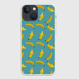 Чехол для iPhone 13 mini с принтом Бананы | Мятная в городе Новоалтайск,  |  | pattern | textures | tnt | абстракция | бананабум | бананы | ветки | взрыв | геометрия | градиент | дождь | заливка | обезьяна | паттерны | пиксели | пикси | продукты | текстура | текстуры | тнт | фигуры | фон