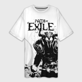 Платье-футболка 3D с принтом PATCH OF EXILE WARRIOR в городе Новоалтайск,  |  | dota | game | path of exile | войн | дота | игра | ммо | монстр | патч оф экзайл | рыцарь