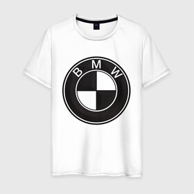 Мужская футболка хлопок с принтом BMW LOGO CARBON в городе Новоалтайск, 100% хлопок | прямой крой, круглый вырез горловины, длина до линии бедер, слегка спущенное плечо. | Тематика изображения на принте: bmw | абстракция | авто | автомобиль | бмв | карбон | лого | логотип | машина | скорость