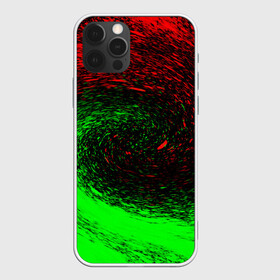 Чехол для iPhone 12 Pro Max с принтом КРАСНАЯ И ЗЕЛЕНАЯ КРАСКА в городе Новоалтайск, Силикон |  | tegunvteg | брызги | зеленая | краска | красная | неон