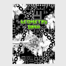 Скетчбук с принтом Geometry Dash в городе Новоалтайск, 100% бумага
 | 48 листов, плотность листов — 100 г/м2, плотность картонной обложки — 250 г/м2. Листы скреплены сверху удобной пружинной спиралью | 2d | android | computer game | geometry dash | андроид | геометрия даш | игра | компьютерная
