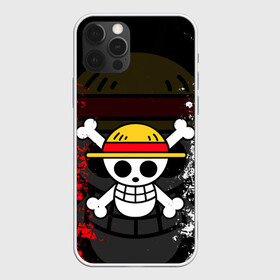Чехол для iPhone 12 Pro Max с принтом ONE PIECE / ВАН ПИС / ЧЕРЕП в городе Новоалтайск, Силикон |  | anime | one piece | skull | аниме | ван пис | китайские иероглифы. | манга | мультфильм | скелет | череп | японская анимация