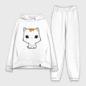 Женский костюм хлопок Oversize с принтом Котейка в городе Новоалтайск,  |  | animal | cat | cute | kitty | meow | друг | животные | киска | китти | кот | котенок | котик | котэ | кошечка | кошка | милый | мур | мяу | питомец | тигр
