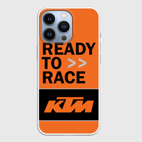 Чехол для iPhone 13 Pro с принтом KTM | READY TO RACE (Z) в городе Новоалтайск,  |  | enduro | ktm | moto | moto sport | motocycle | sportmotorcycle | ктм | мото | мото спорт | мотоспорт | спорт мото