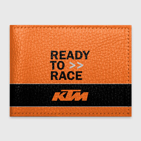 Обложка для студенческого билета с принтом KTM | READY TO RACE (Z) в городе Новоалтайск, натуральная кожа | Размер: 11*8 см; Печать на всей внешней стороне | enduro | ktm | moto | moto sport | motocycle | sportmotorcycle | ктм | мото | мото спорт | мотоспорт | спорт мото