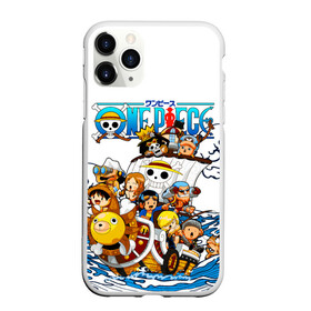 Чехол для iPhone 11 Pro Max матовый с принтом ONE PIECE / ВАН ПИС / МОРЕ в городе Новоалтайск, Силикон |  | anime | one piece | skull | аниме | ван пис | вода | корабль. | манга | море | мультфильм | скелет | череп | японская анимация