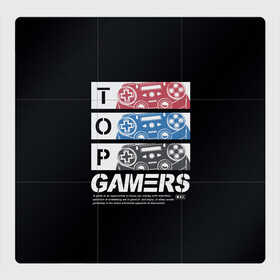 Магнитный плакат 3Х3 с принтом TOP GAMER | ТОП ГЕЙМЕР в городе Новоалтайск, Полимерный материал с магнитным слоем | 9 деталей размером 9*9 см | game | gamer | играть | игрок | игроку | игрушка | игры | консоль | приставка