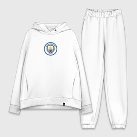 Женский костюм хлопок Oversize с принтом MAN CITY EST.1894 в городе Новоалтайск,  |  | champions | citi | city | fifa | football | manchester | soccer | uefa | world cup | англия | клуб | лига чемпионов | манчестер | сити | фифа | фк | форма | формы | футбол