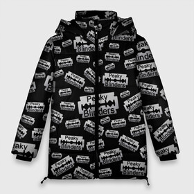 Женская зимняя куртка Oversize с принтом Peaky Blinders Лезвие Паттерн в городе Новоалтайск, верх — 100% полиэстер; подкладка — 100% полиэстер; утеплитель — 100% полиэстер | длина ниже бедра, силуэт Оверсайз. Есть воротник-стойка, отстегивающийся капюшон и ветрозащитная планка. 

Боковые карманы с листочкой на кнопках и внутренний карман на молнии | britain | cillian murphy | film | gangster | john | peaky blinders | shelby | tom hardy | tommy shelby | англия | гангстер | джон | лезвие | надпись | острые козырьки | паттерн | сериал | текст | томас | узор | фильм | харди | 